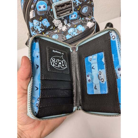 Disney Parks LOUNGEFLY Funko Pop 2021 HAUNTED MANSION Mini Backpack + Wallet main image 12